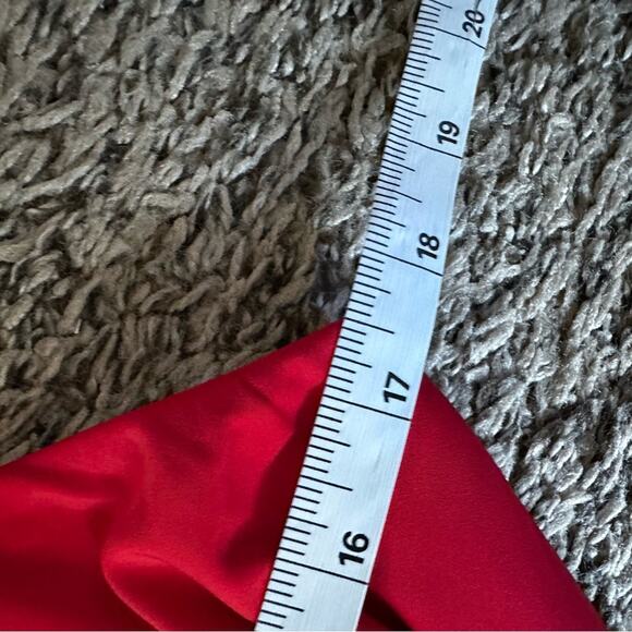 MISA Los Angeles women’s hi Lo dress medium NWT red - Picture 7 of 12